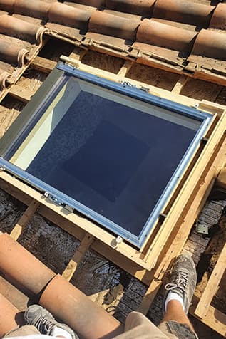 Travaux velux